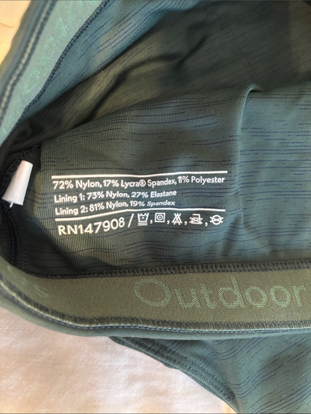 Outdoor Voices High-Neck Racerback Sports Bra - Picture 3 of 3